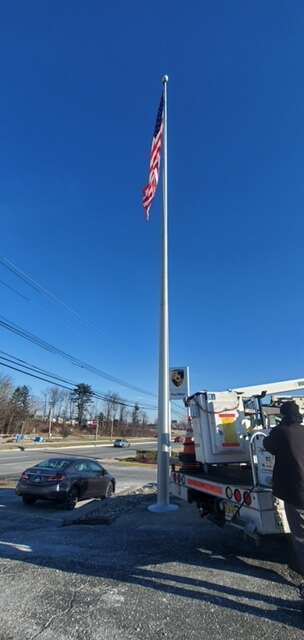Flag pole repair service